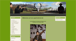 Desktop Screenshot of jagd-horstmann.de